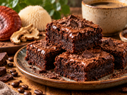 Čokoládové brownies s houbovou kávou: vláčný dezert bez složité přípravy