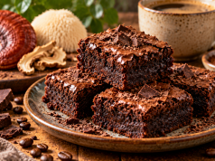 Čokoládové brownies s houbovou kávou: vláčný dezert bez složité přípravy