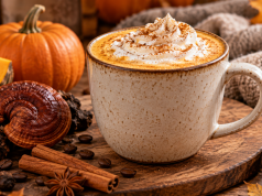 Dýňové latte s houbovou kávou: podzimní nápoj s jemným kořením