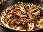 Shiitake se smetanou a tymiánem: Proč tento recept chutná jako z dobré restaurace?